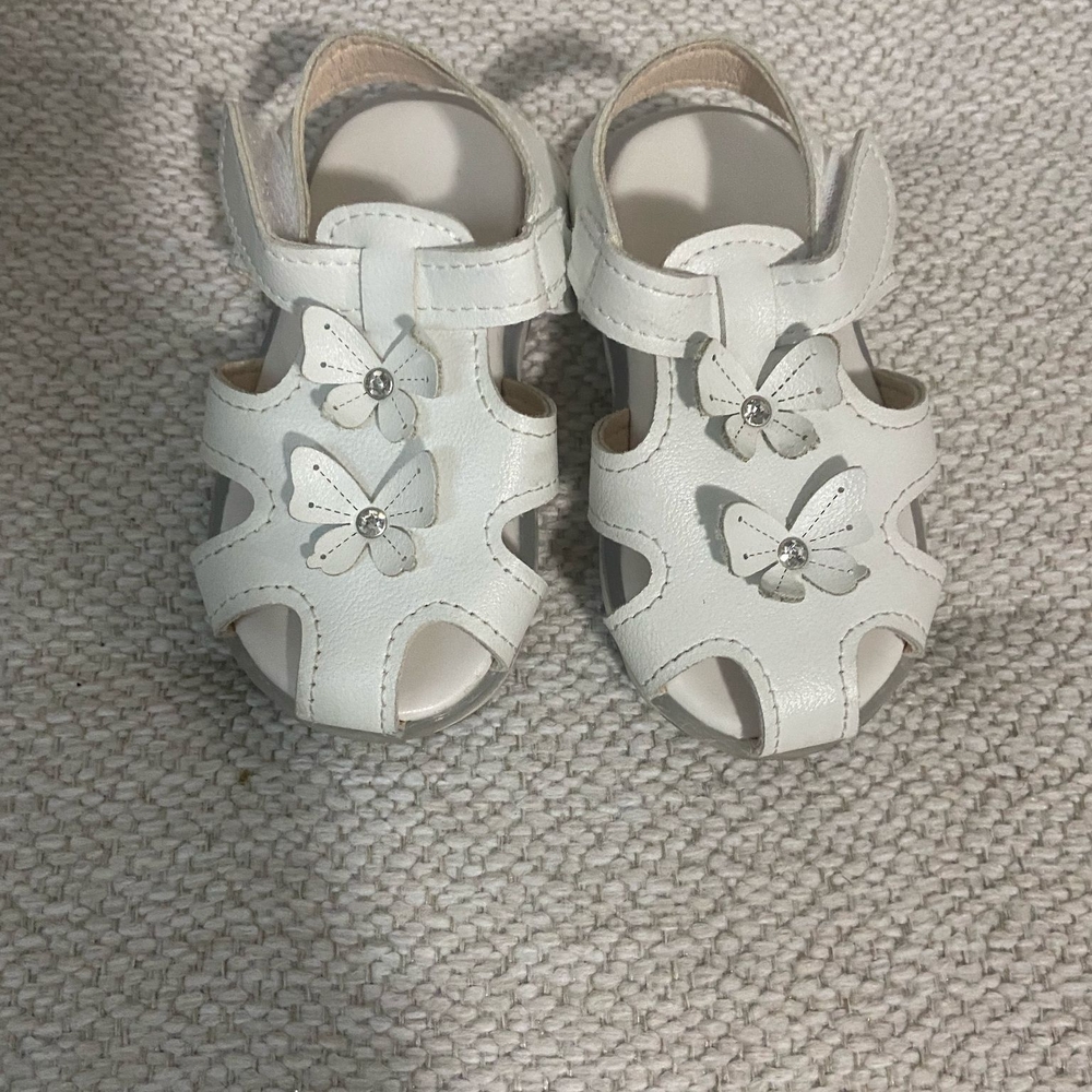 ❤️White Butterfly Kids Sandals
